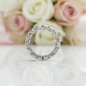 Round Cut Wedding Ring Band for Anniversary-Black Diamonds New York