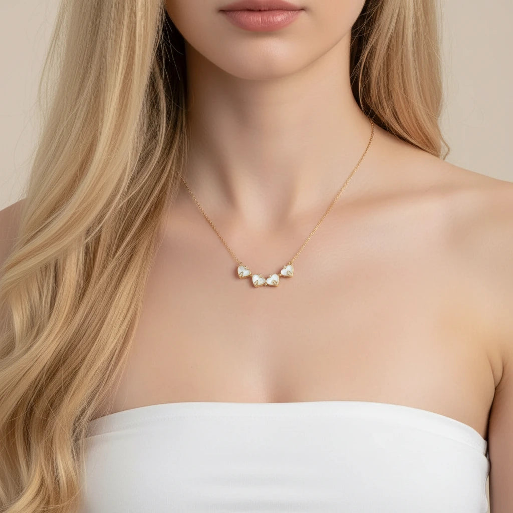 Round Diamond Option Clover Pendant Necklace-Black Diamonds New York