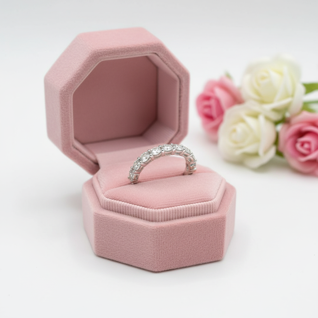 Round Excellent Cut Diamond Ring-Black Diamonds New York