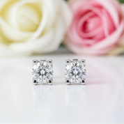 Round Shape Diamond Earrings and Necklace-Black Diamonds New York