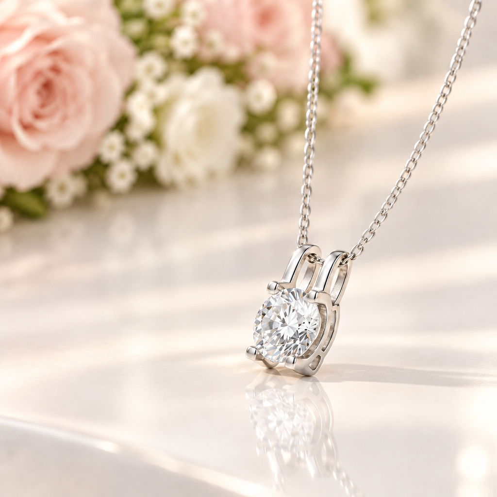 Round Shape Diamond Option Earrings and Necklace-Black Diamonds New York