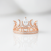 Royal Crown Ring-Black Diamonds New York