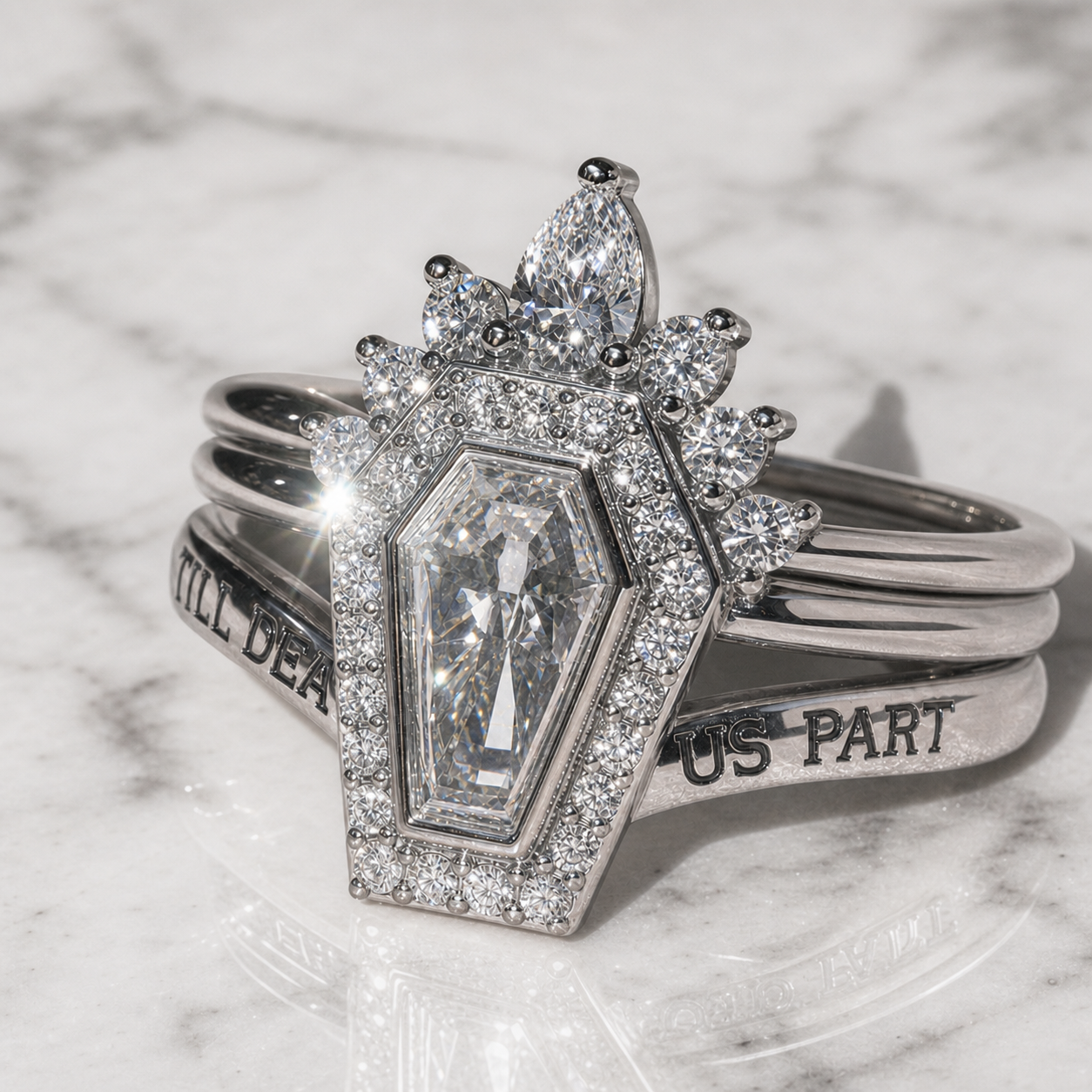 BDNY Until Death fitted-contour v6 | 925 Silver All Clear Diamond Alternative angle 2 | silver-all-clear-diamond-alt-angle-2-fitted-contour-v6.png