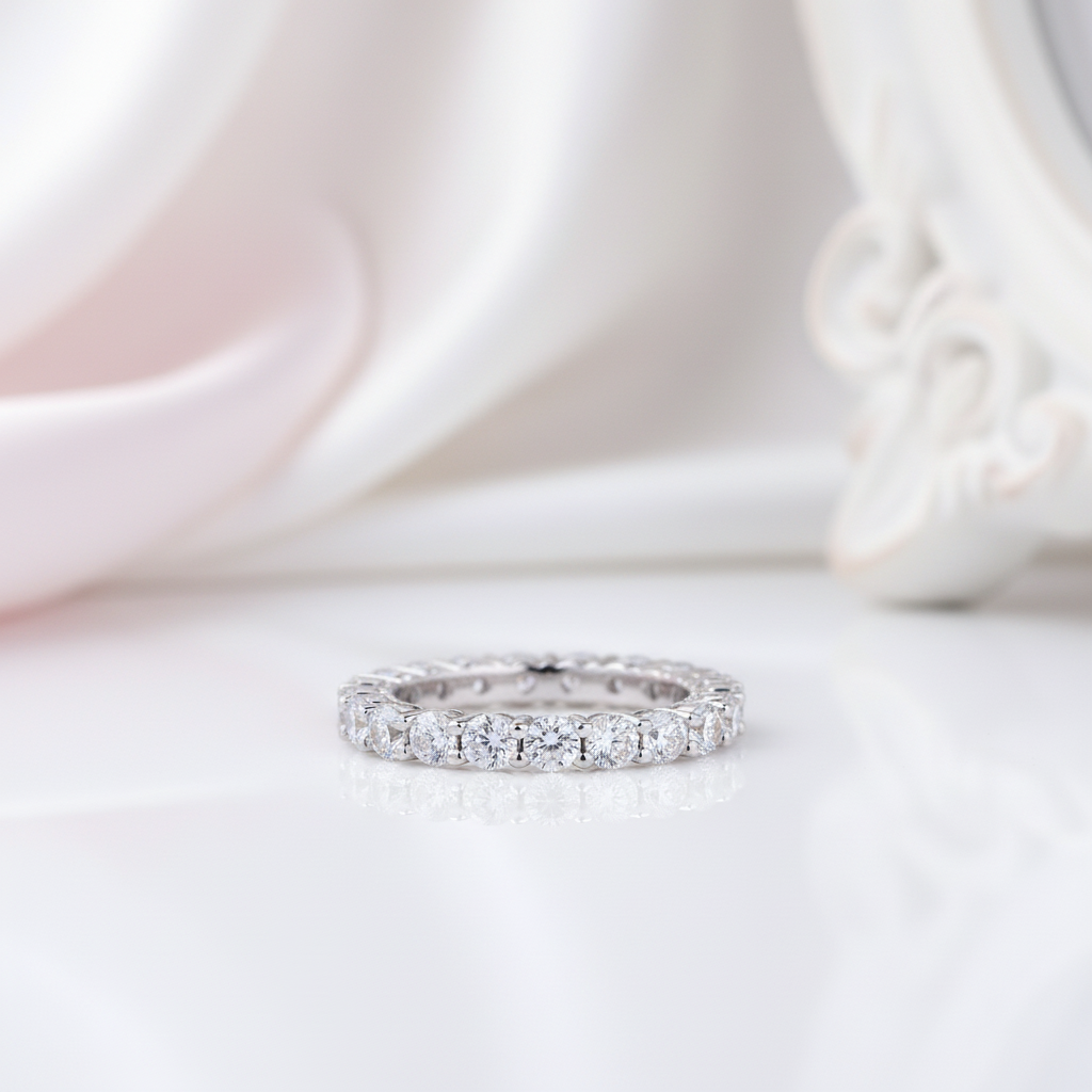 Simple 2.0 Carat Round Cut Wedding Set-Black Diamonds New York