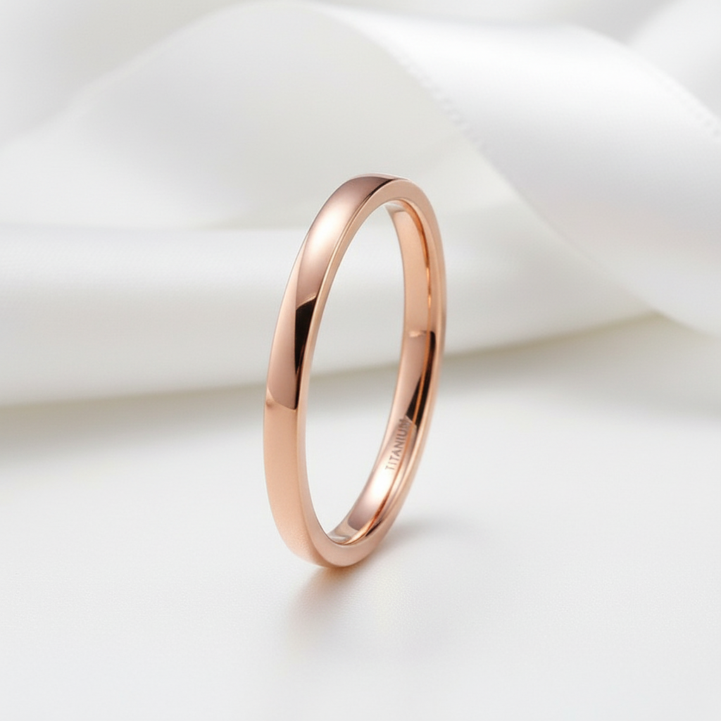 Simple 2mm Women's Wedding Band-Black Diamonds New York