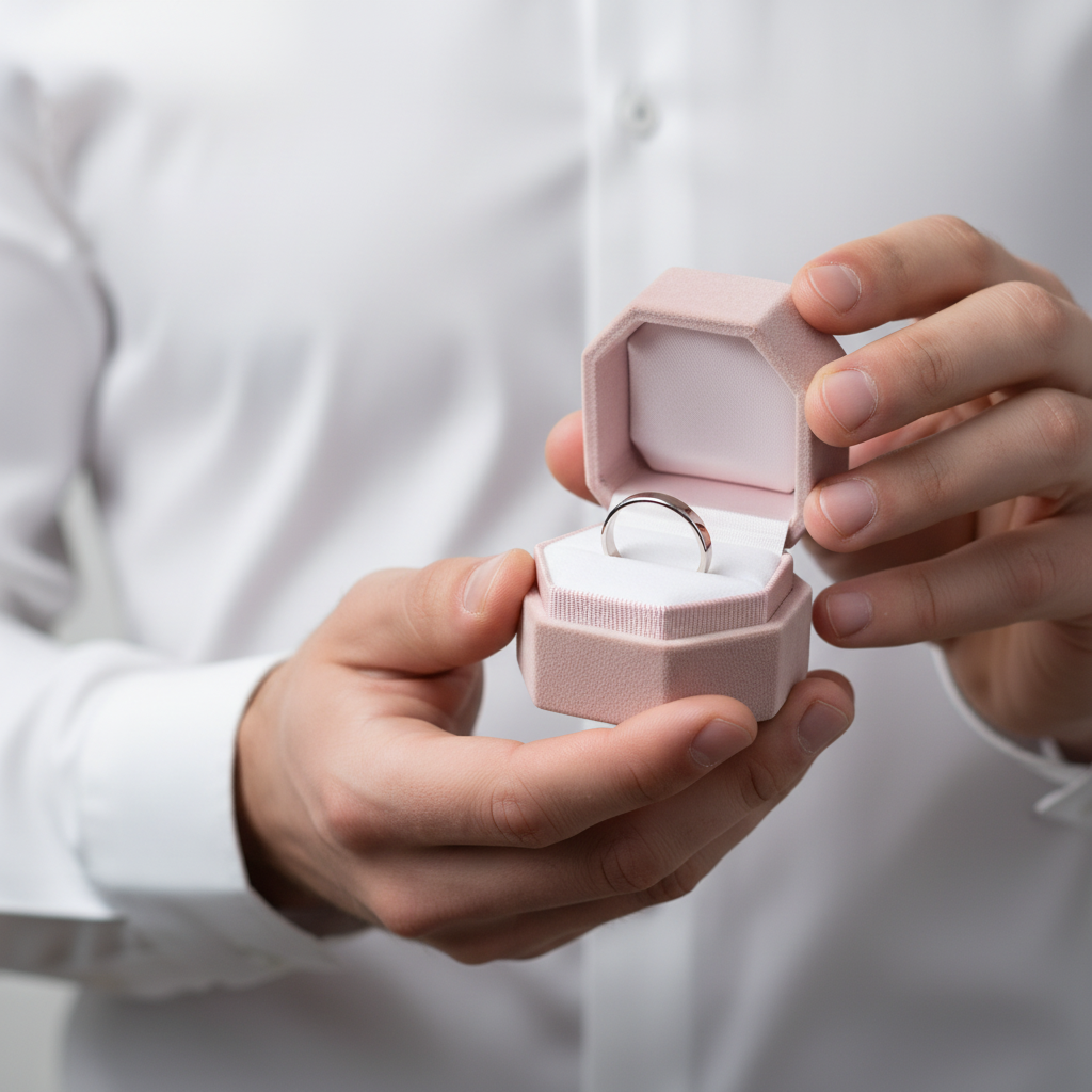 Simple Classic Wedding Promise Band