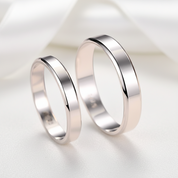 Simple Classic Wedding Promise Band