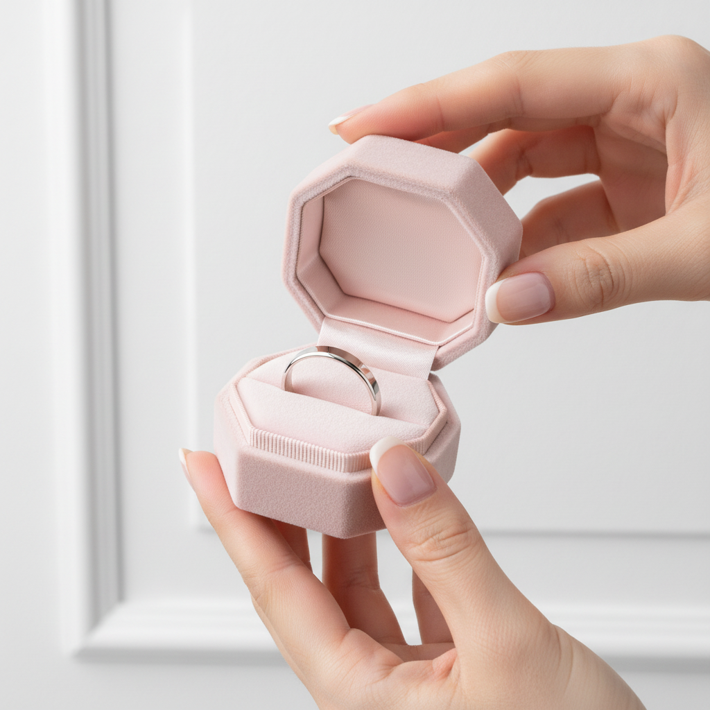 Simple Classic Wedding Promise Band