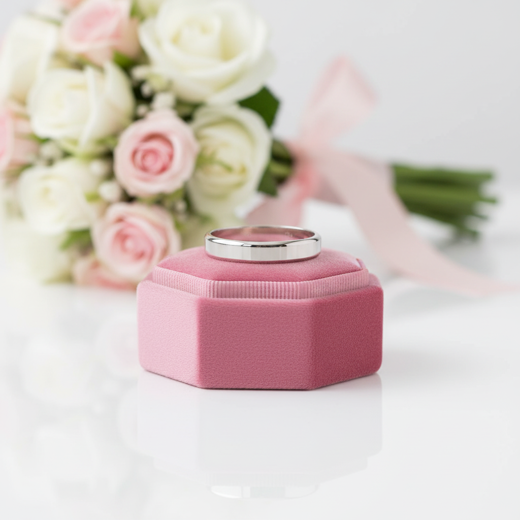 Simple Classic Wedding Promise Band