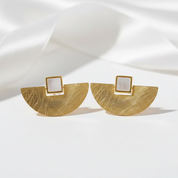 Simple Fashion Stud Earrings-Black Diamonds New York