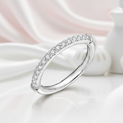 Simply Unique Half Eternity Diamond Option Ring Band-Black Diamonds New York