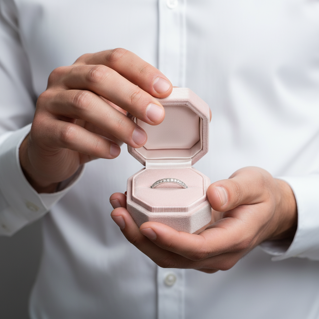 Simply Unique Half Eternity Diamond Ring Band-Black Diamonds New York