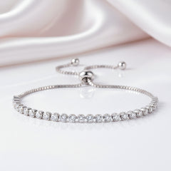 Single 3mm Diamond Option Tennis Bracelet