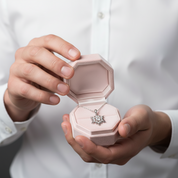 Snowflake Diamond Option Necklace-Black Diamonds New York