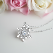 Snowflake Diamond Necklace-Black Diamonds New York