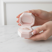 Solid 14k Rose Gold Tiny Diamond Option Stackable Wedding Band-Black Diamonds New York