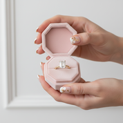 Solid 14K Yellow Gold 7*9mm Emerald Cut Diamond Option Solitaire Engagement Ring-Black Diamonds New York