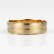 Solid 14k Yellow Gold Vintage Engagement Ring-Black Diamonds New York