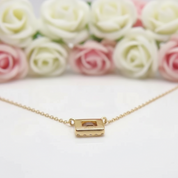 Solid 18k Yellow Gold Natural Diamond Pendant Necklace-Black Diamonds New York