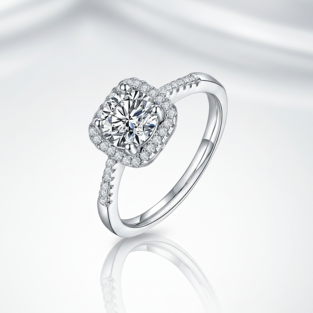 Solitaire Diamond Option Engagement Ring-Black Diamonds New York