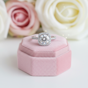 Solitaire Diamond Engagement Ring-Black Diamonds New York