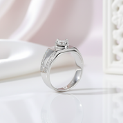 Round Diamond Option Men's Wedding Ring-Black Diamonds New York