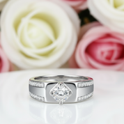 Round Diamond Men's Wedding Ring-Black Diamonds New York