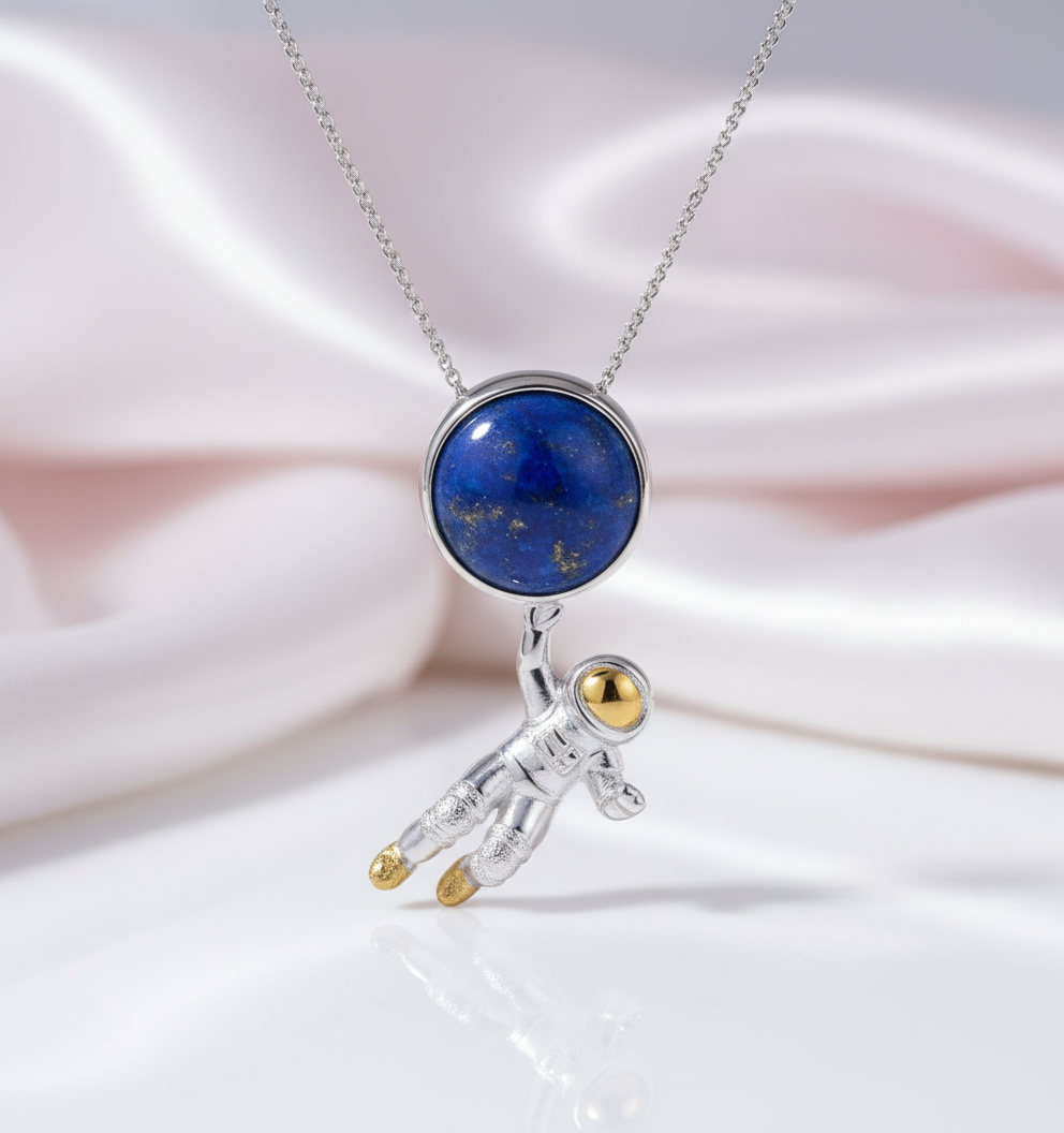 Space Odyssey Necklace-Black Diamonds New York