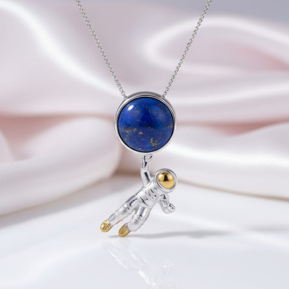 Space Odyssey Necklace-Black Diamonds New York