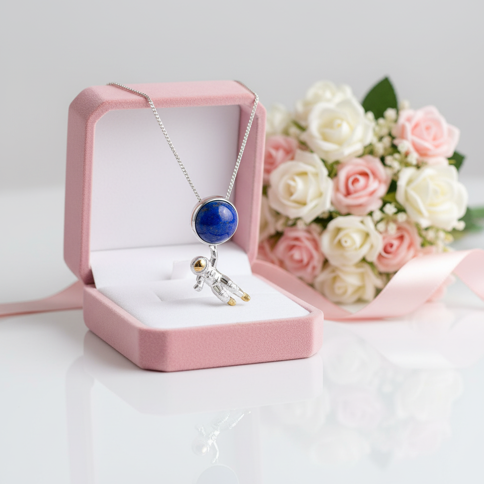 Space Odyssey Necklace-Black Diamonds New York