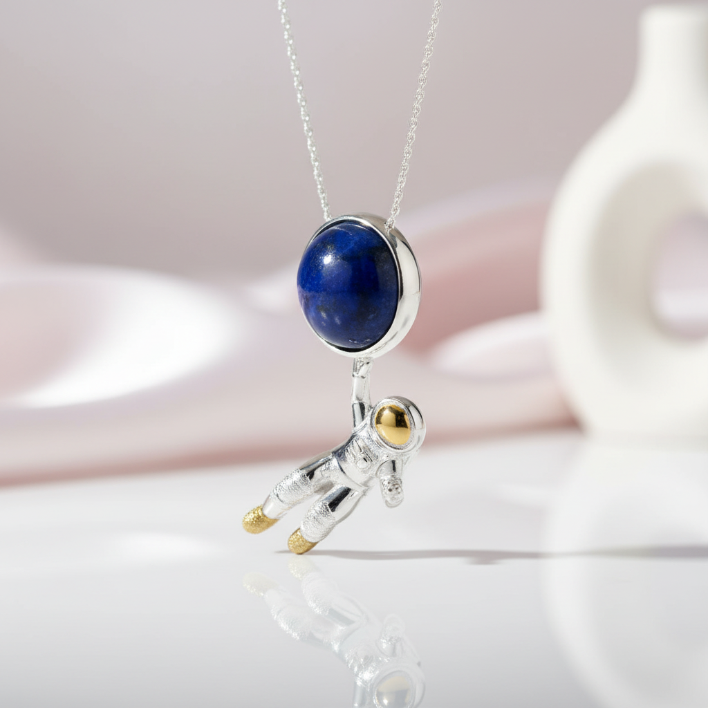 Space Odyssey Necklace-Black Diamonds New York
