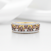 Sparkling Chocolate Diamond Option Ring-Black Diamonds New York