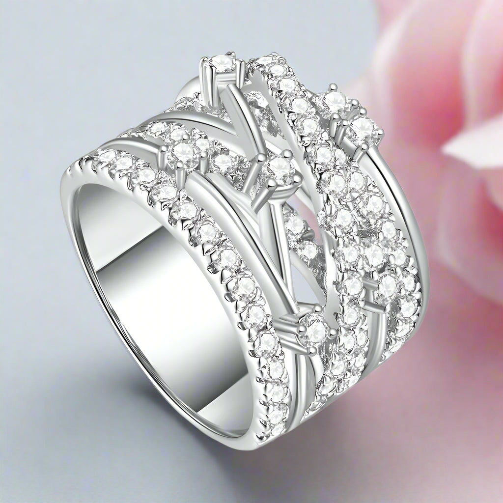 Sparkling Round Diamond Engagement Ring-Black Diamonds New York