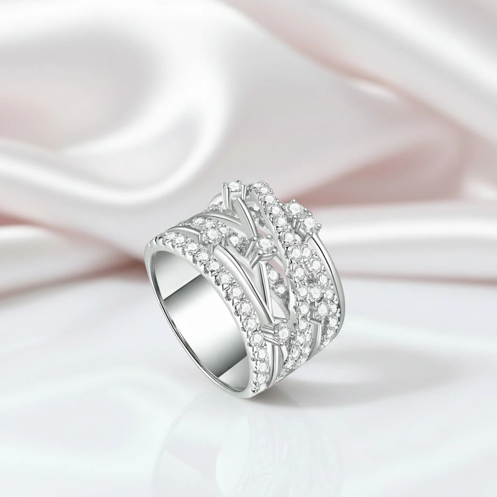 Sparkling Round Diamond Option Engagement Ring-Black Diamonds New York