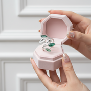 Spring in the Air Leaves Ring-Black Diamonds New York