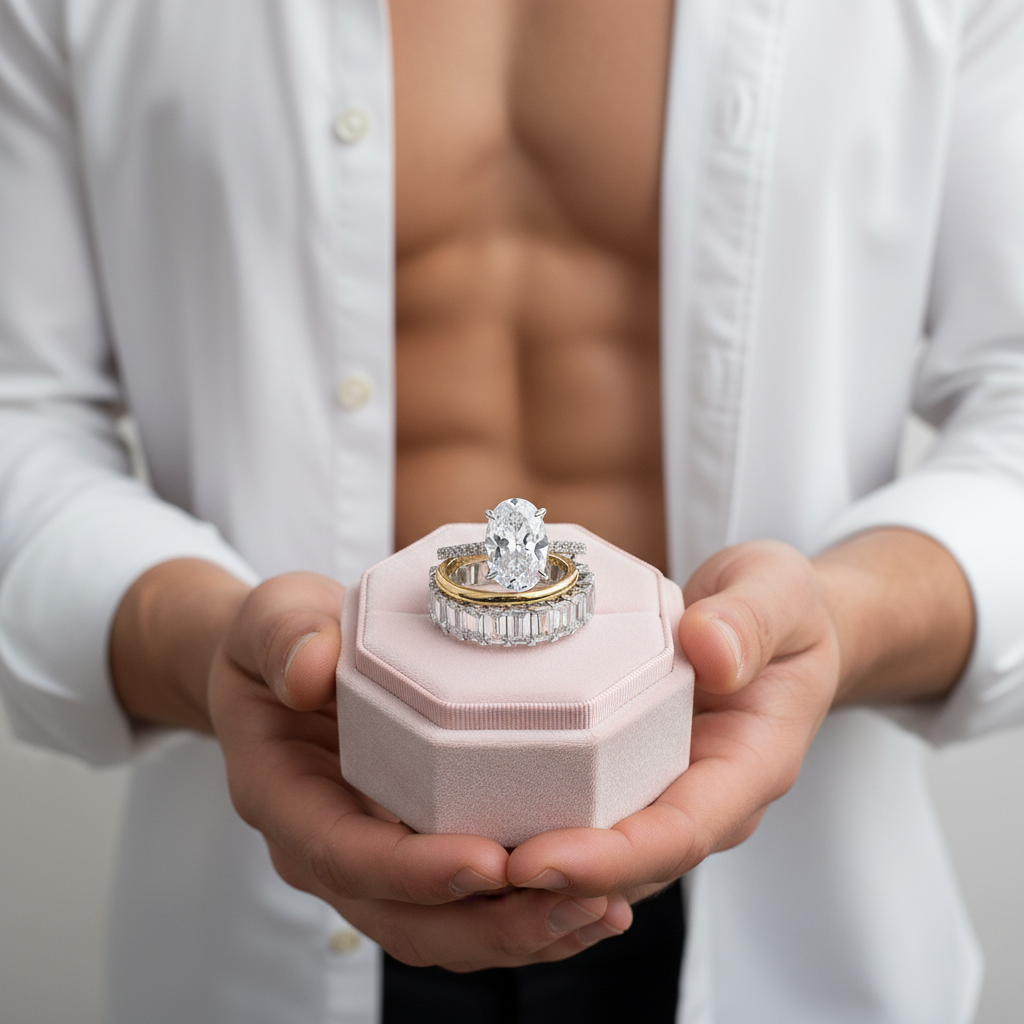 Stunning 3.5 Carat Oval Cut 3PC Bridal Ring Set-Black Diamonds New York