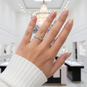 Stunning 4PC Stackable Wedding Band Set-Black Diamonds New York