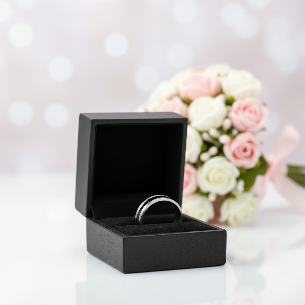 Stylish Stainless Steel Men's Ring Band-Black Diamonds New York