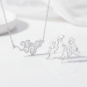 Sunset Cloud Jewelry Set-Black Diamonds New York