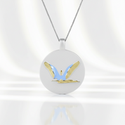 Swan Lake in the Sunset Necklace-Black Diamonds New York