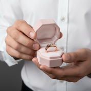 Three Stones Diamond Men's Wedding Band-Black Diamonds New York