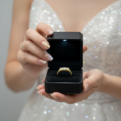 Three Stones Diamond Option Men's Wedding Band-Black Diamonds New York