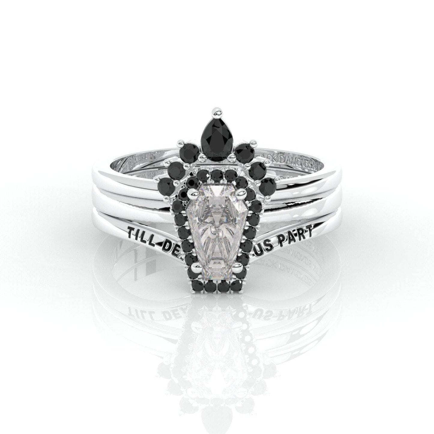 VIP Custom Dream Ring- Till Death Do Us Part Rings-Black Diamonds New York