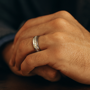 Half Eternity Diamond Wedding Band-Black Diamonds New York