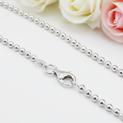 Trendy Women's Chain Necklace-Black Diamonds New York