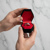 Tribal Design Gothic Men's Ring Band-Black Diamonds New York