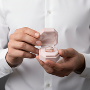 Two tone Elegant Curve Ring Enhancer-Black Diamonds New York