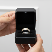 Two Tone Germanium Health Men's Ring-Black Diamonds New York