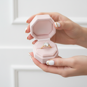 Unique Flower Halo Design Round Cut Yellow Gold Engagement Ring-Black Diamonds New York