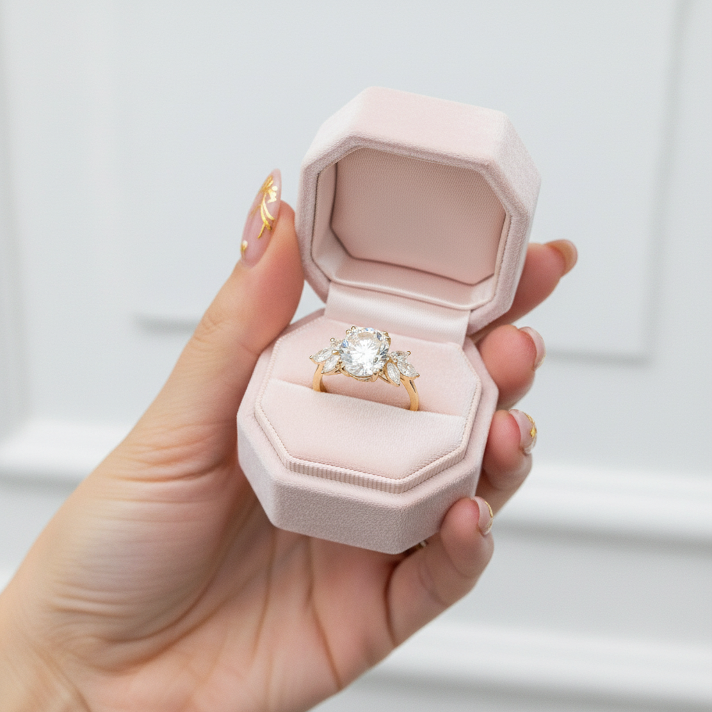 Unique Oval Cut Diamond Option Yellow Gold Minimalist Engagement Ring-Black Diamonds New York